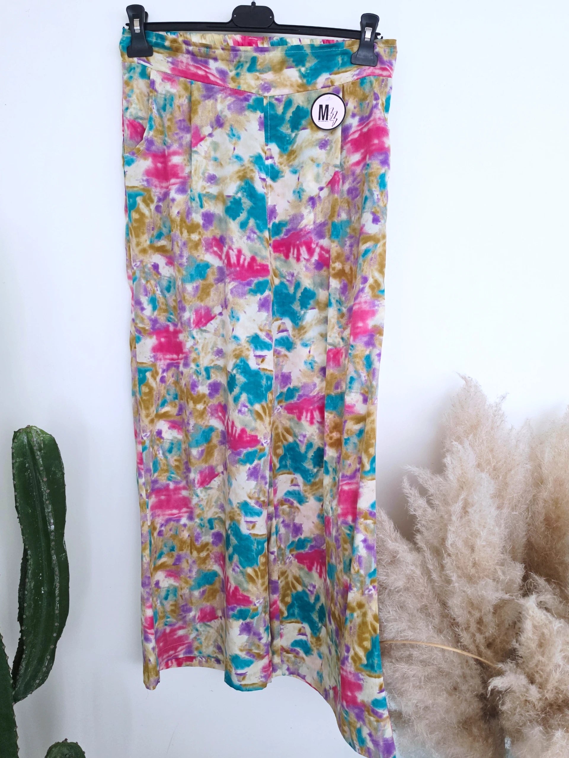 Pantalon à imprimé camouflage
