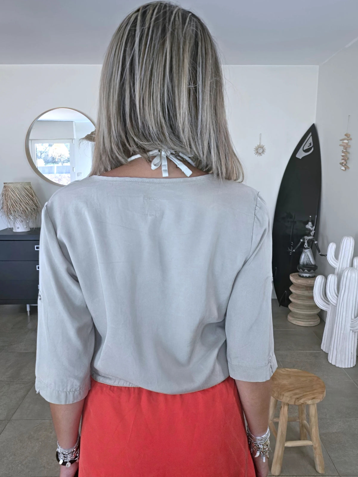 Robe casual-chic bicolore - 𝐌𝐚𝐫𝐢𝐧𝐚𝟒𝟒𝐟𝐚𝐦𝐢𝐥𝐲