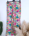 Pantalon à imprimé camouflage