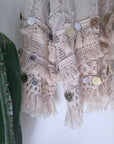 Veste beige en maille