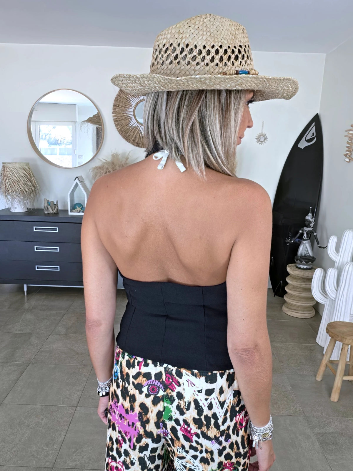 Top noir à effet croisé - 𝐌𝐚𝐫𝐢𝐧𝐚𝟒𝟒𝐟𝐚𝐦𝐢𝐥𝐲