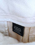 Pantalon écru taille asymétrique