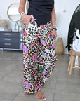 Pantalon à imprimé léopard avec tags - 𝐌𝐚𝐫𝐢𝐧𝐚𝟒𝟒𝐟𝐚𝐦𝐢𝐥𝐲