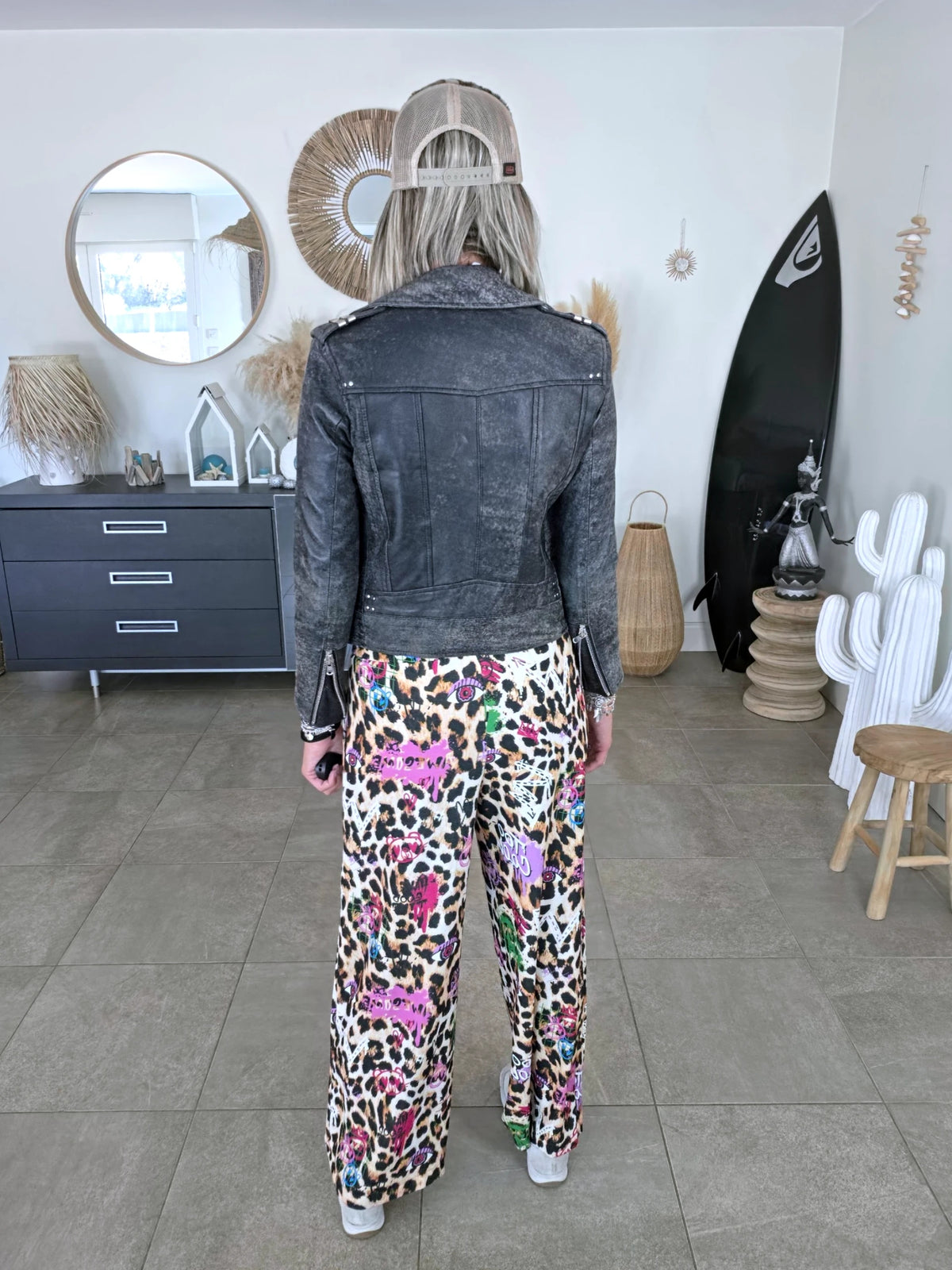 Perfecto 100% cuir aspect vieilli - 𝐌𝐚𝐫𝐢𝐧𝐚𝟒𝟒𝐟𝐚𝐦𝐢𝐥𝐲