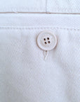 Pantalon écru taille asymétrique