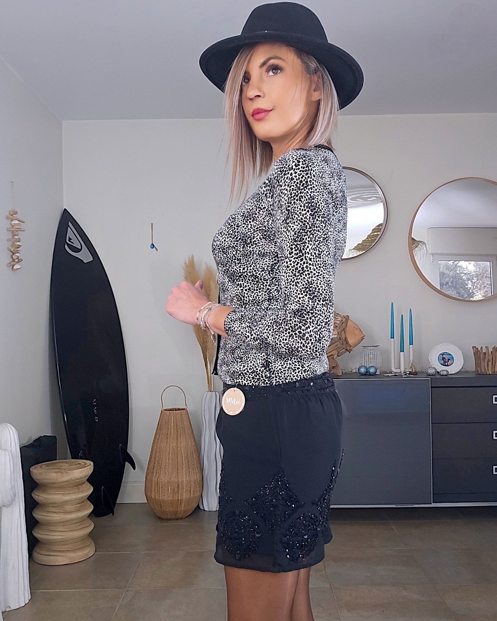Cardigan chic léo