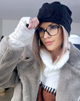 Bonnet velours noir