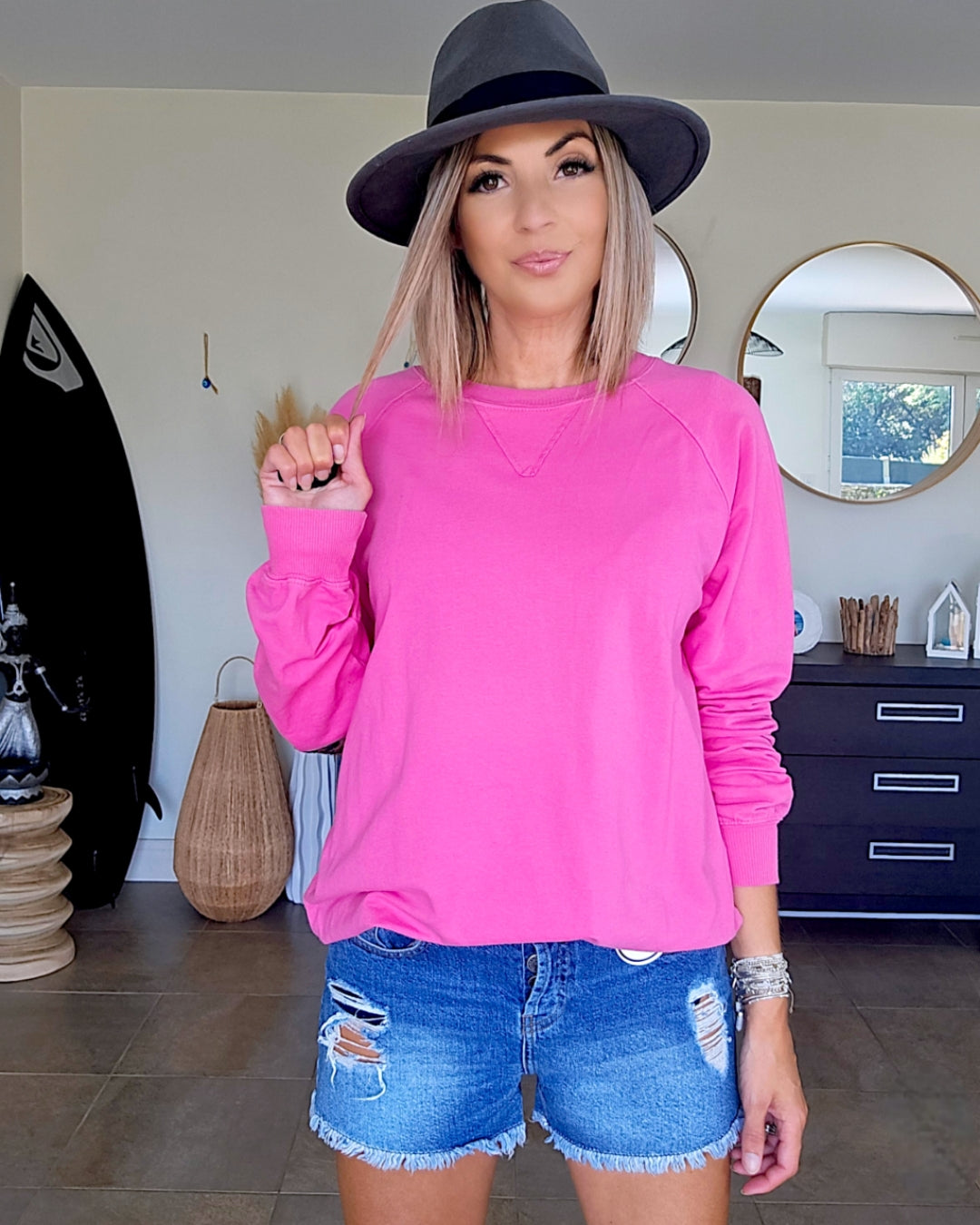 Sweat LOVE fuchsia - 𝐌𝐚𝐫𝐢𝐧𝐚𝟒𝟒𝐟𝐚𝐦𝐢𝐥𝐲