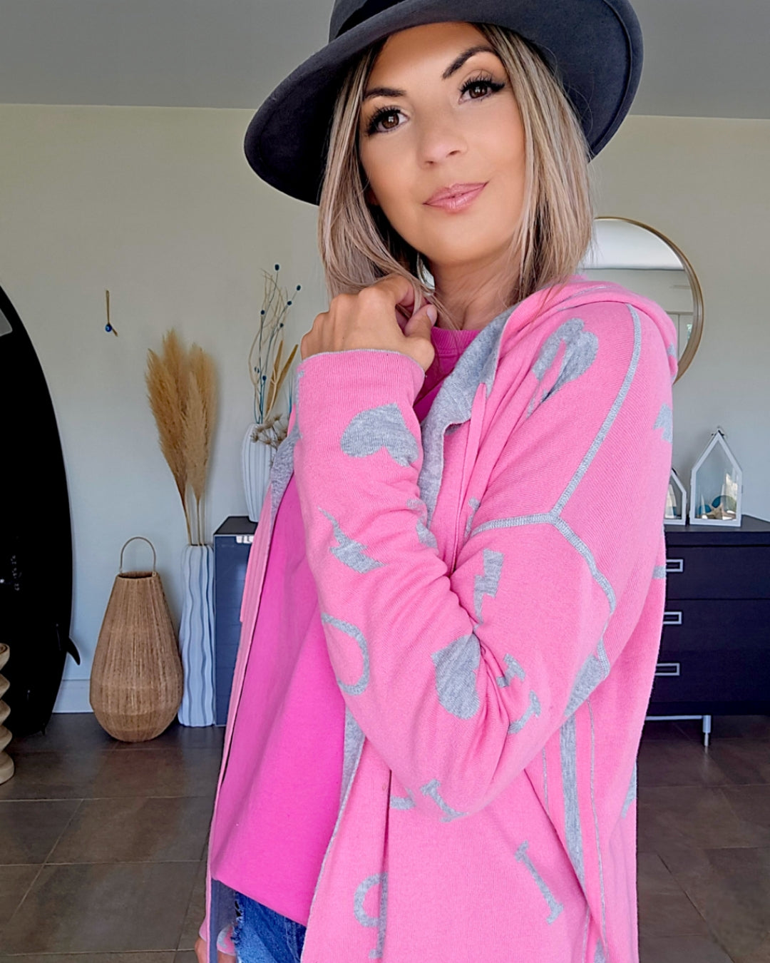 Cardigan reversible à tag - 𝐌𝐚𝐫𝐢𝐧𝐚𝟒𝟒𝐟𝐚𝐦𝐢𝐥𝐲
