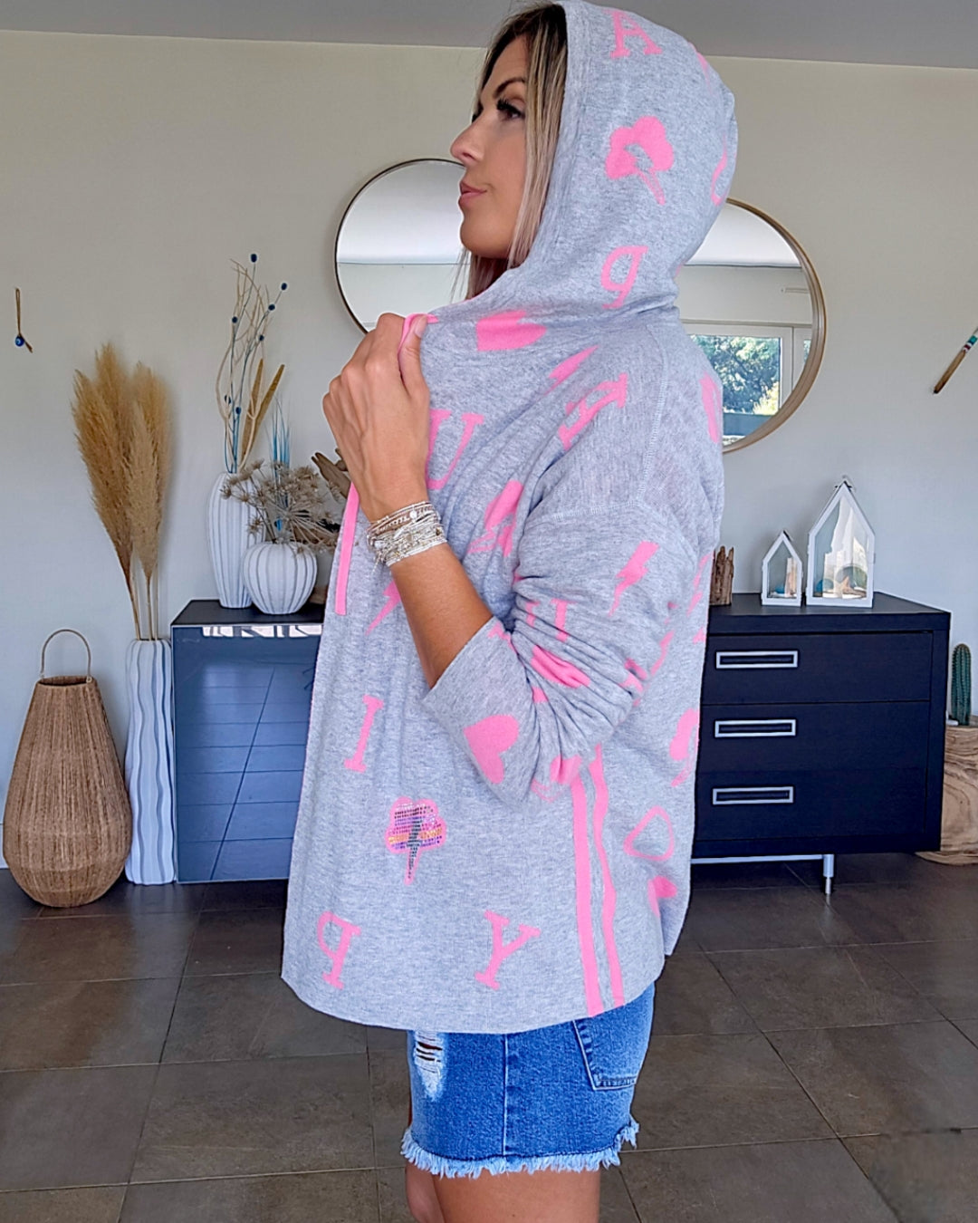 Cardigan reversible à tag - 𝐌𝐚𝐫𝐢𝐧𝐚𝟒𝟒𝐟𝐚𝐦𝐢𝐥𝐲
