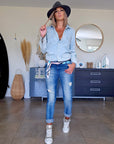 Combinaison avec foulard - 𝐌𝐚𝐫𝐢𝐧𝐚𝟒𝟒𝐟𝐚𝐦𝐢𝐥𝐲
