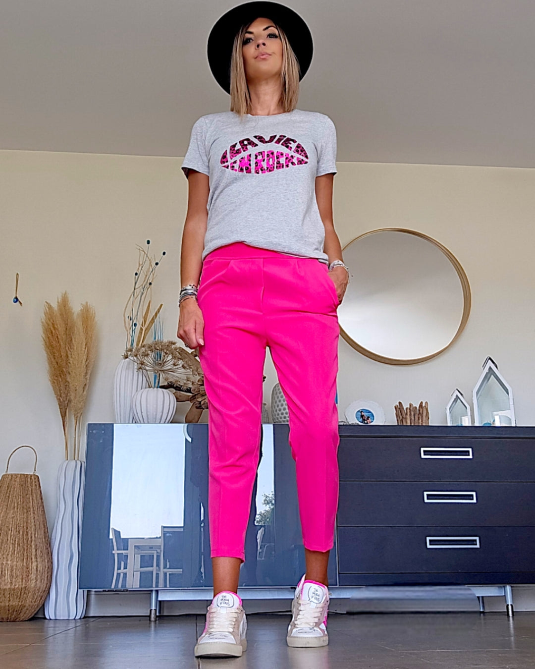 Pantalon chic fuchsia - 𝐌𝐚𝐫𝐢𝐧𝐚𝟒𝟒𝐟𝐚𝐦𝐢𝐥𝐲