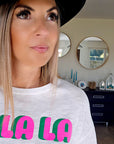 Tee-shirt blanc ohlala