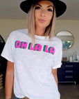 Tee-shirt blanc ohlala