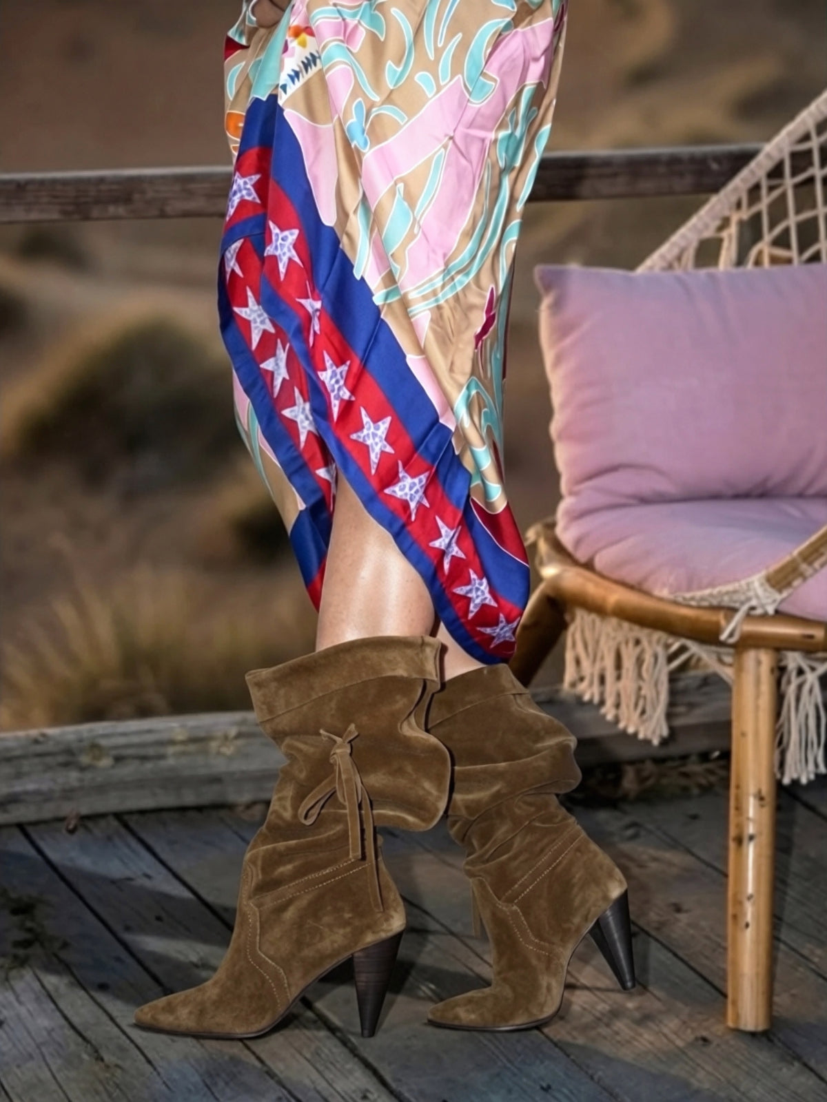 Bottes marron 100% cuir