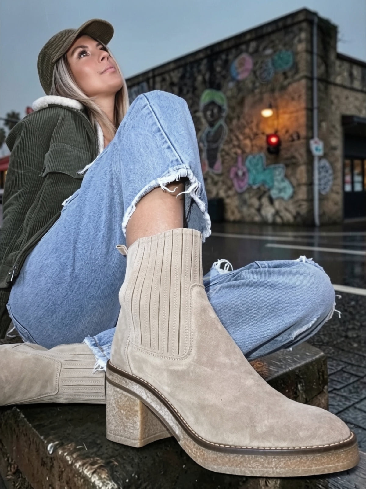 Bottines Janis beiges 100% cuir - 𝐌𝐚𝐫𝐢𝐧𝐚𝟒𝟒𝐟𝐚𝐦𝐢𝐥𝐲