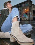 Bottines Janis beiges 100% cuir - 𝐌𝐚𝐫𝐢𝐧𝐚𝟒𝟒𝐟𝐚𝐦𝐢𝐥𝐲