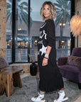 Robe noire à inscriptions - 𝐌𝐚𝐫𝐢𝐧𝐚𝟒𝟒𝐟𝐚𝐦𝐢𝐥𝐲