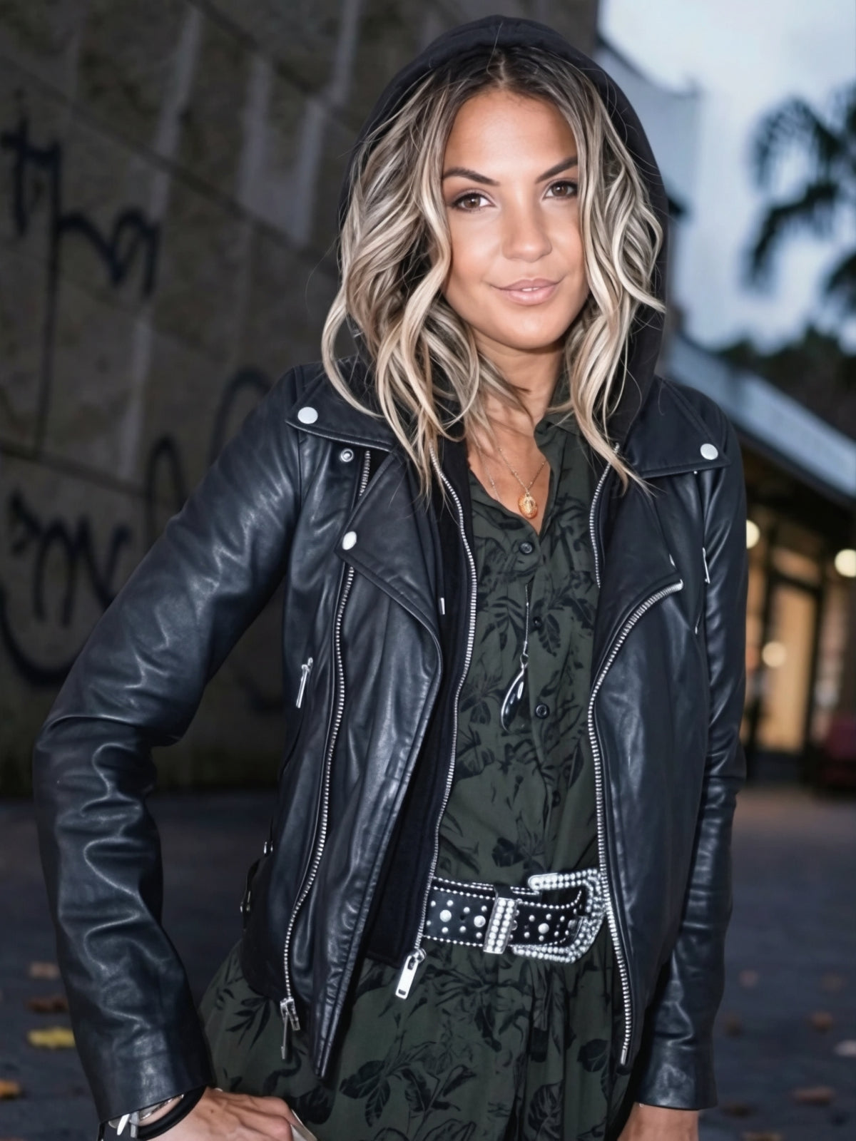 Perfecto 100% cuir noir 2&amp;1 - 𝐌𝐚𝐫𝐢𝐧𝐚𝟒𝟒𝐟𝐚𝐦𝐢𝐥𝐲
