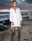 Robe écrue chinée à maille douce - 𝐌𝐚𝐫𝐢𝐧𝐚𝟒𝟒𝐟𝐚𝐦𝐢𝐥𝐲