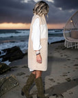 Manteau sans manche beige à bouclette - 𝐌𝐚𝐫𝐢𝐧𝐚𝟒𝟒𝐟𝐚𝐦𝐢𝐥𝐲