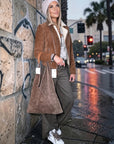 Perfecto 100% cuir cognac - 𝐌𝐚𝐫𝐢𝐧𝐚𝟒𝟒𝐟𝐚𝐦𝐢𝐥𝐲