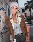 Pull beige chic à maille fine et chaude - 𝐌𝐚𝐫𝐢𝐧𝐚𝟒𝟒𝐟𝐚𝐦𝐢𝐥𝐲