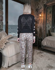 Pull noir à maille fine dos à strass - 𝐌𝐚𝐫𝐢𝐧𝐚𝟒𝟒𝐟𝐚𝐦𝐢𝐥𝐲