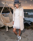 Manteau sans manche beige à bouclette - 𝐌𝐚𝐫𝐢𝐧𝐚𝟒𝟒𝐟𝐚𝐦𝐢𝐥𝐲
