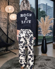 Pantalon ballon à imprimé annimal noir et marron - 𝐌𝐚𝐫𝐢𝐧𝐚𝟒𝟒𝐟𝐚𝐦𝐢𝐥𝐲
