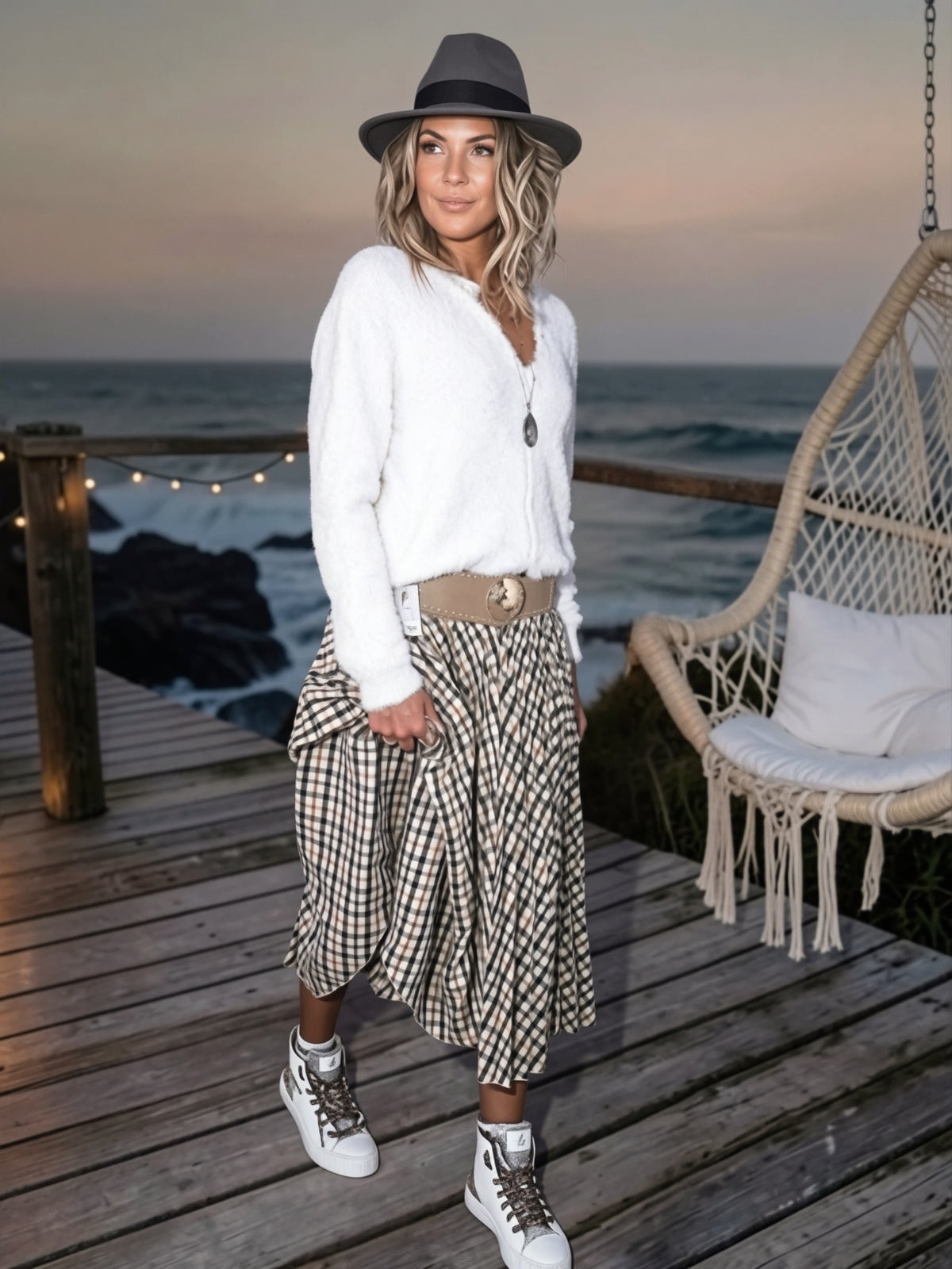 Cardigan piloupilou blanc cassé - 𝐌𝐚𝐫𝐢𝐧𝐚𝟒𝟒𝐟𝐚𝐦𝐢𝐥𝐲