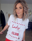 T-shirt blanc Lady Karl