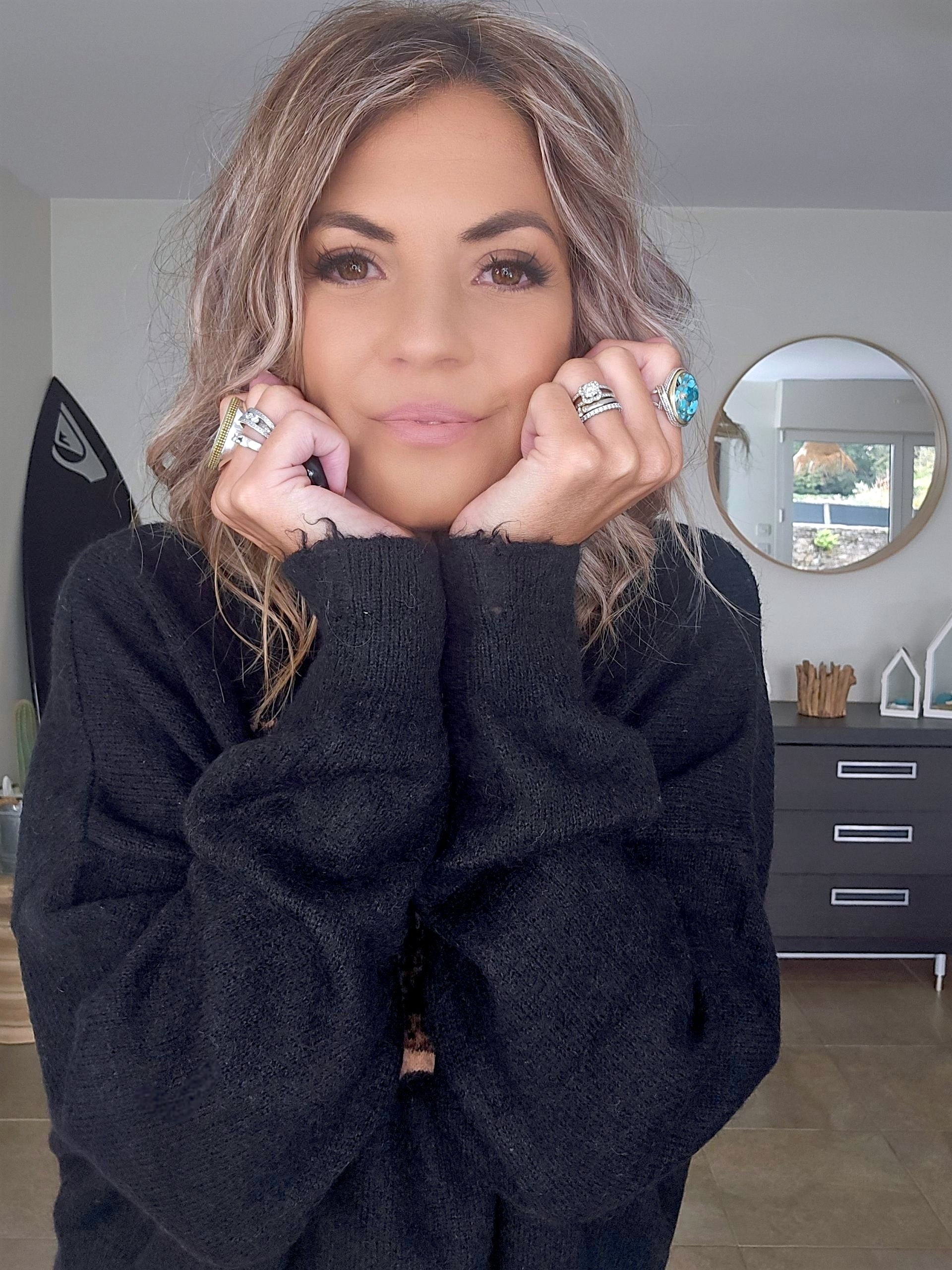 Pull chaud à inscription