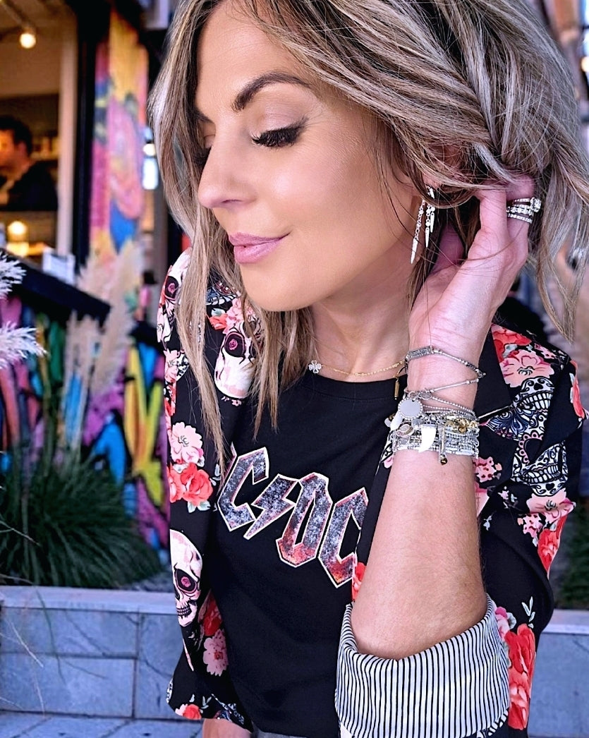 Boucles d'oreilles pendentes argentées acier inoxydable - 𝐌𝐚𝐫𝐢𝐧𝐚𝟒𝟒𝐟𝐚𝐦𝐢𝐥𝐲