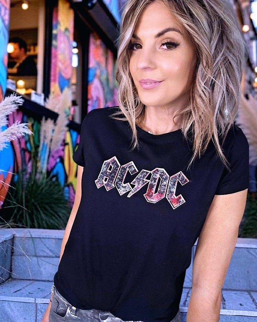 T-shirt noir rock - 𝐌𝐚𝐫𝐢𝐧𝐚𝟒𝟒𝐟𝐚𝐦𝐢𝐥𝐲