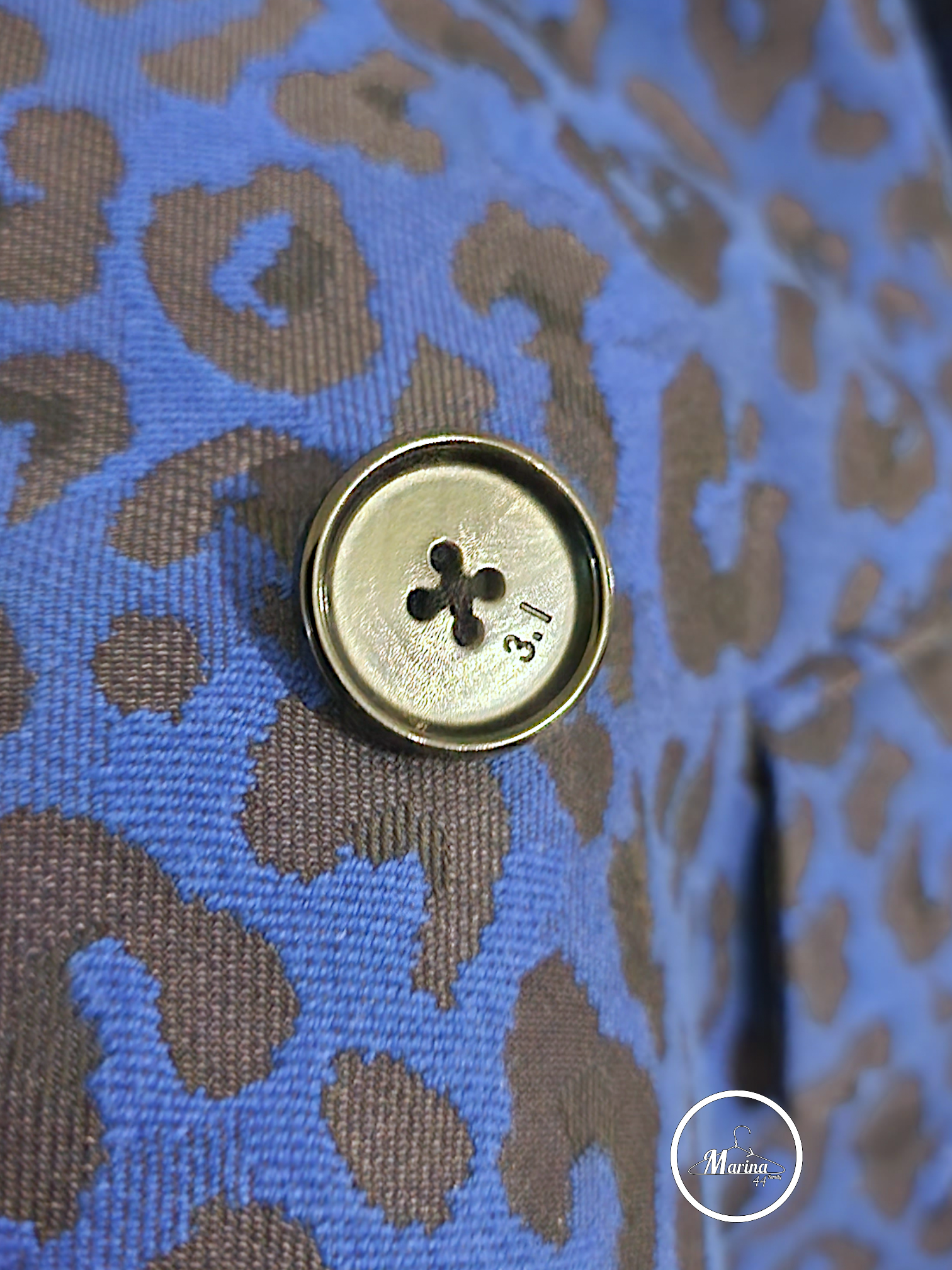 Veste bleue roi léopard                       3.1 PHILLIP LIME - 𝐌𝐚𝐫𝐢𝐧𝐚𝟒𝟒𝐟𝐚𝐦𝐢𝐥𝐲