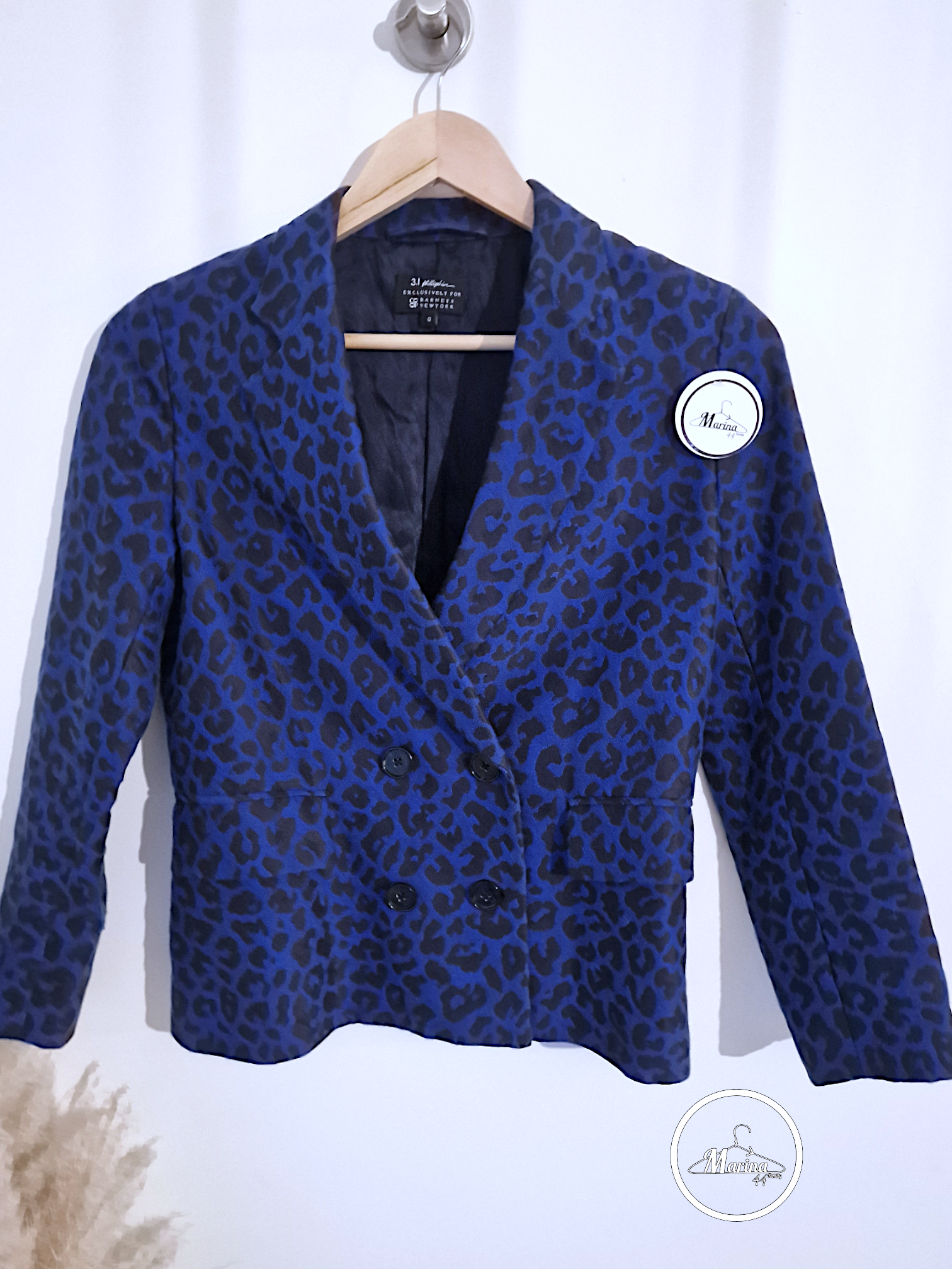 Veste bleue roi léopard                       3.1 PHILLIP LIME - 𝐌𝐚𝐫𝐢𝐧𝐚𝟒𝟒𝐟𝐚𝐦𝐢𝐥𝐲