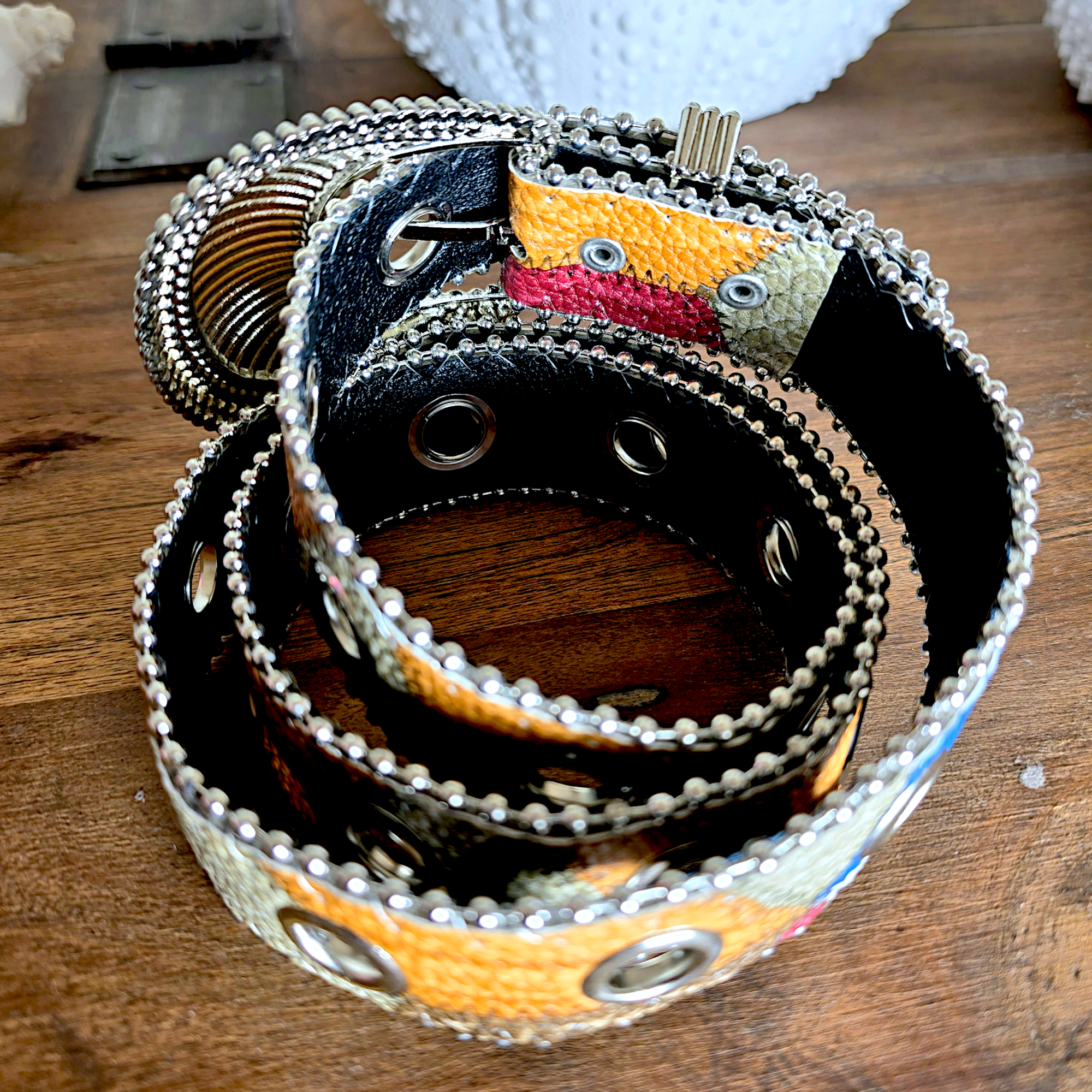 Ceinture multicolore - 𝐌𝐚𝐫𝐢𝐧𝐚𝟒𝟒𝐟𝐚𝐦𝐢𝐥𝐲