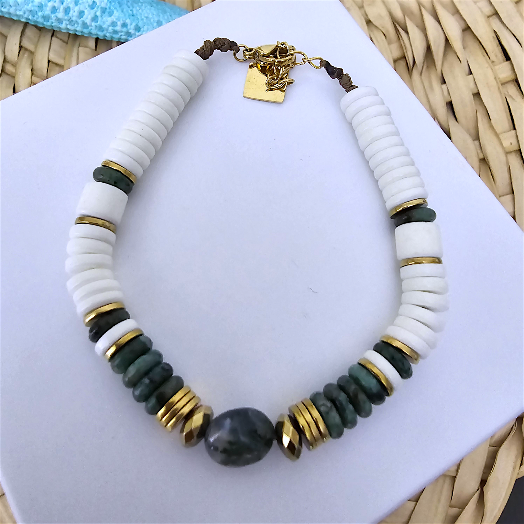 Bracelet perles ZAG - 𝐌𝐚𝐫𝐢𝐧𝐚𝟒𝟒𝐟𝐚𝐦𝐢𝐥𝐲