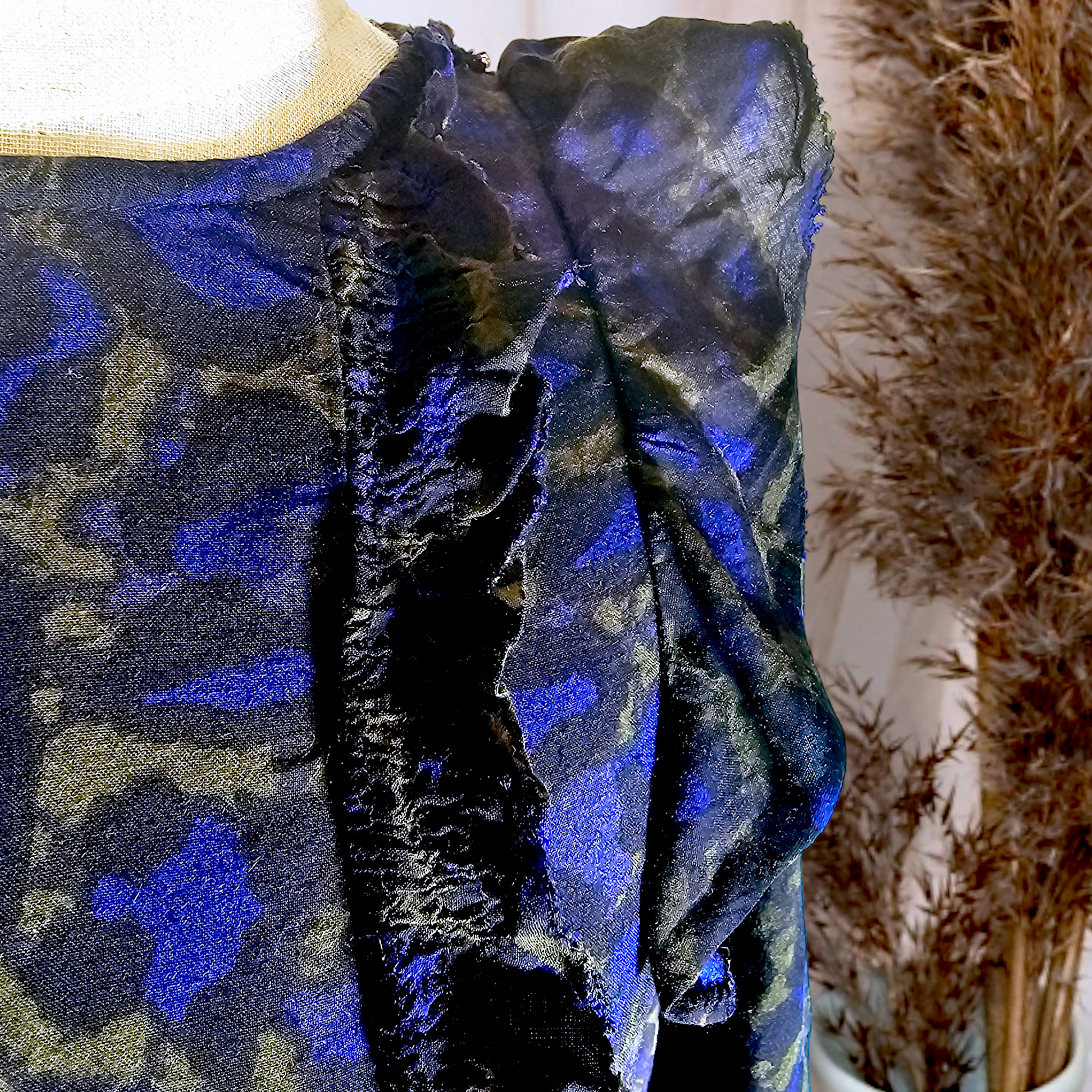 Robe fille léopard kakie &amp; bleue                             ZADIG &amp; VOLTAIRE - 𝐌𝐚𝐫𝐢𝐧𝐚𝟒𝟒𝐟𝐚𝐦𝐢𝐥𝐲