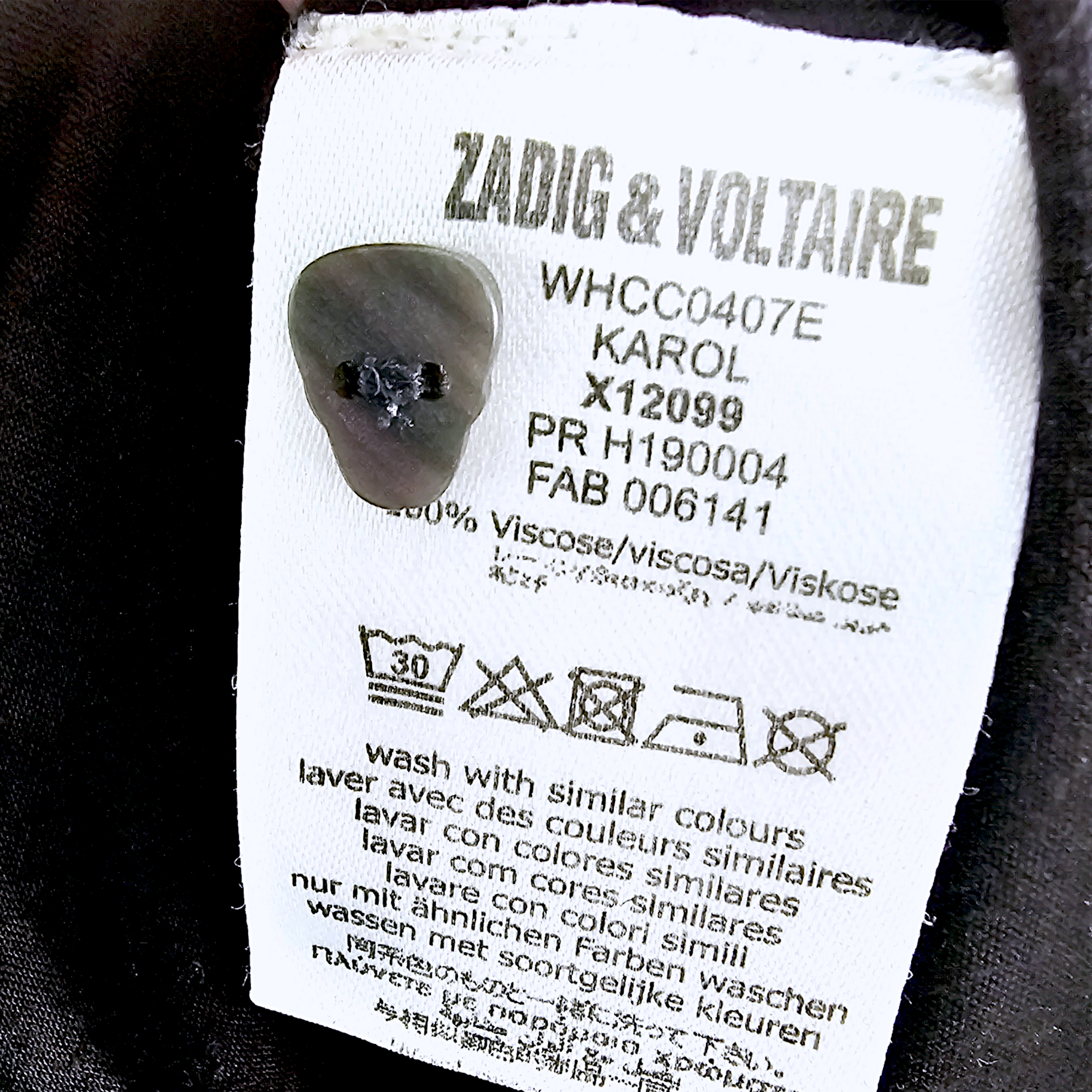 Robe fille léopard kakie &amp; bleue                             ZADIG &amp; VOLTAIRE - 𝐌𝐚𝐫𝐢𝐧𝐚𝟒𝟒𝐟𝐚𝐦𝐢𝐥𝐲