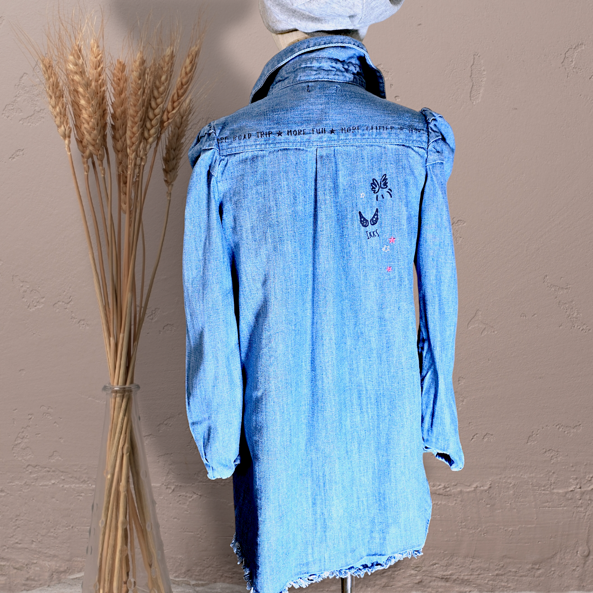 Robe fille denim tags                                                IKKS - 𝐌𝐚𝐫𝐢𝐧𝐚𝟒𝟒𝐟𝐚𝐦𝐢𝐥𝐲