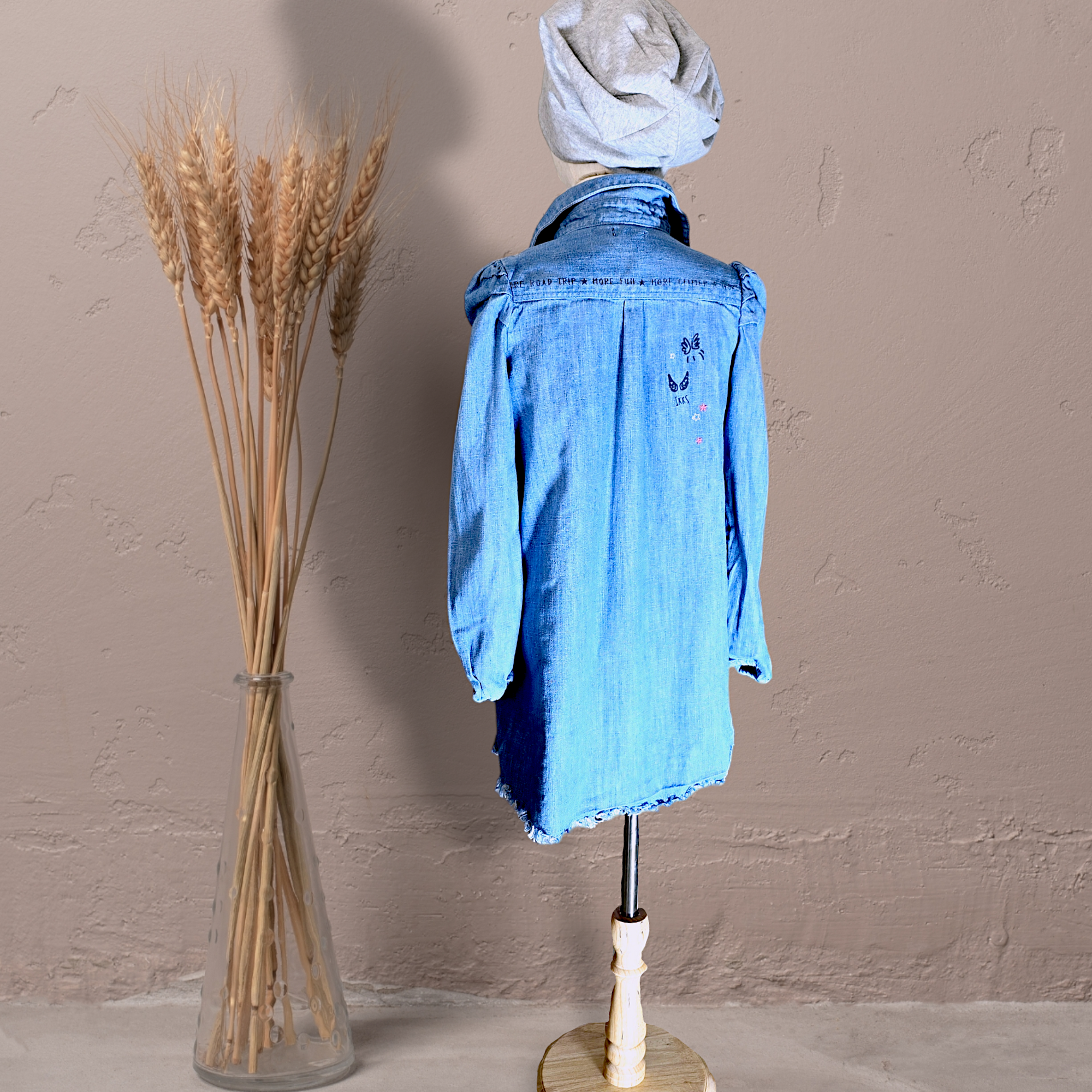 Robe fille denim tags                                                IKKS - 𝐌𝐚𝐫𝐢𝐧𝐚𝟒𝟒𝐟𝐚𝐦𝐢𝐥𝐲