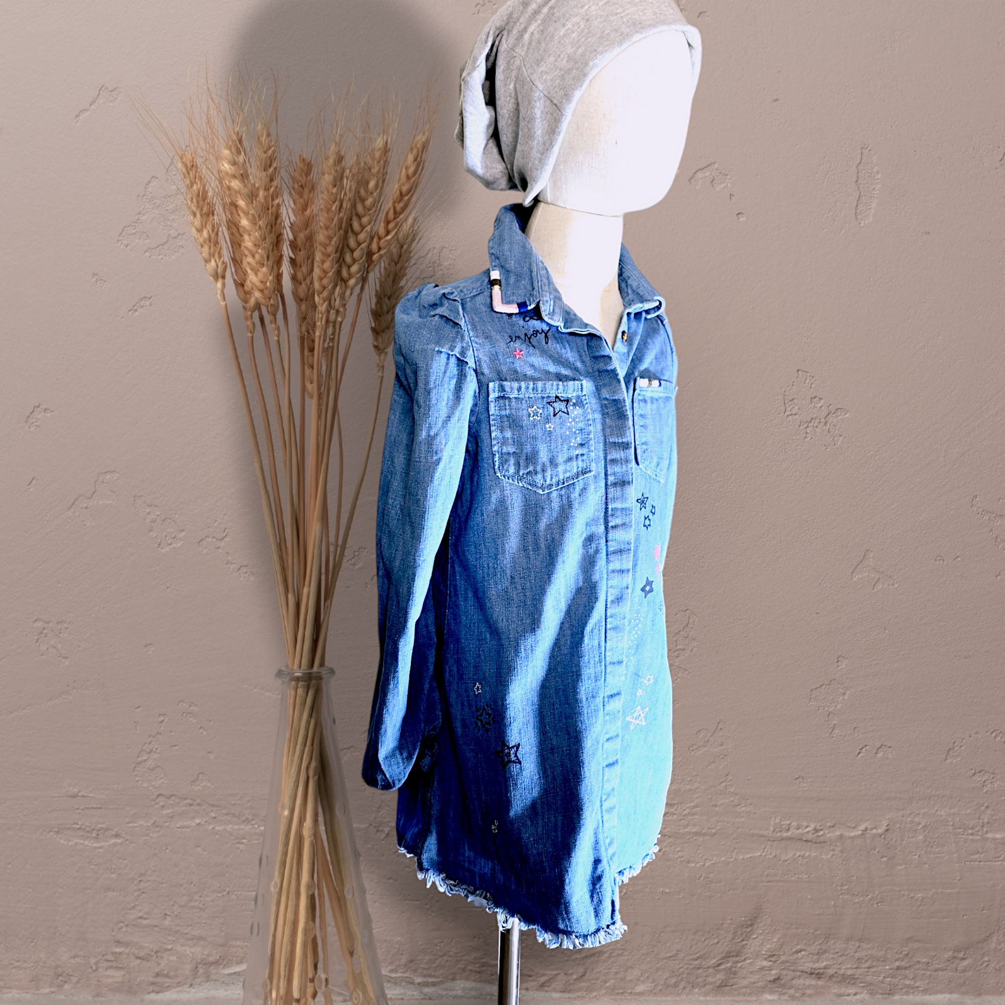 Robe fille denim tags                                                IKKS - 𝐌𝐚𝐫𝐢𝐧𝐚𝟒𝟒𝐟𝐚𝐦𝐢𝐥𝐲