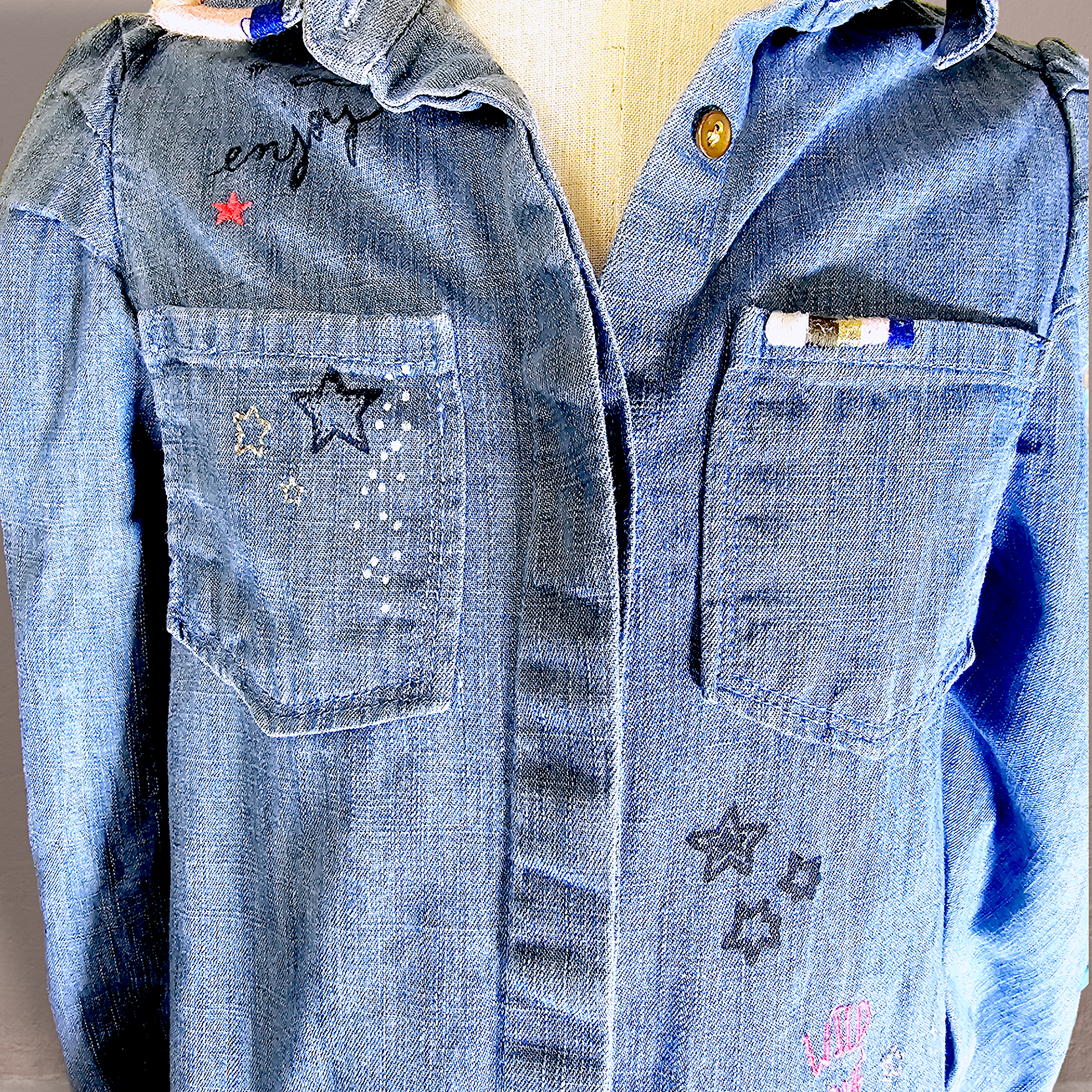 Robe fille denim tags                                                IKKS - 𝐌𝐚𝐫𝐢𝐧𝐚𝟒𝟒𝐟𝐚𝐦𝐢𝐥𝐲