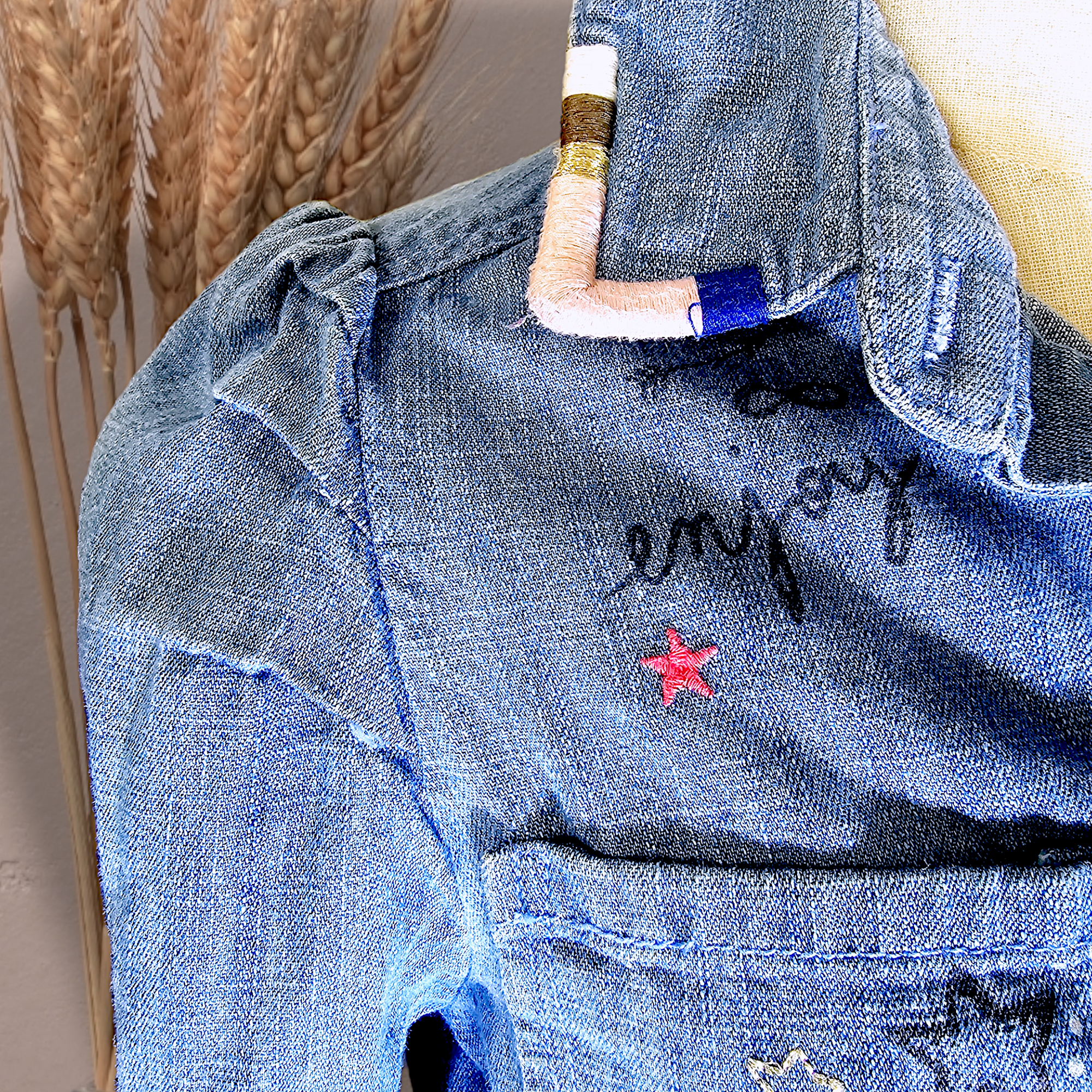 Robe fille denim tags                                                IKKS - 𝐌𝐚𝐫𝐢𝐧𝐚𝟒𝟒𝐟𝐚𝐦𝐢𝐥𝐲