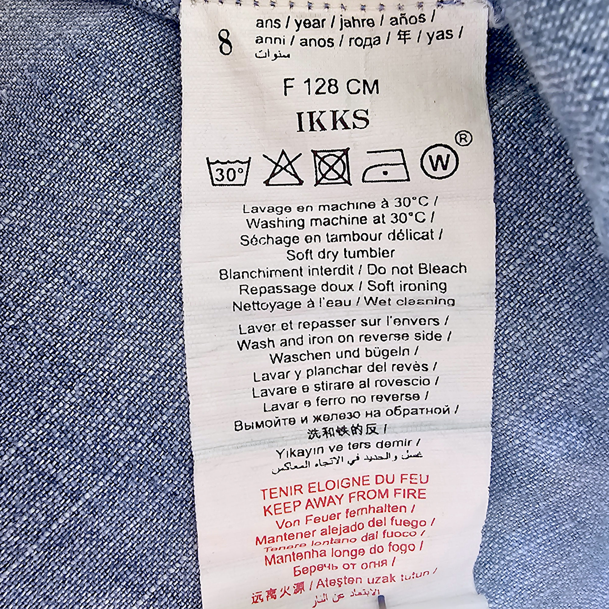 Robe fille denim tags                                                IKKS - 𝐌𝐚𝐫𝐢𝐧𝐚𝟒𝟒𝐟𝐚𝐦𝐢𝐥𝐲