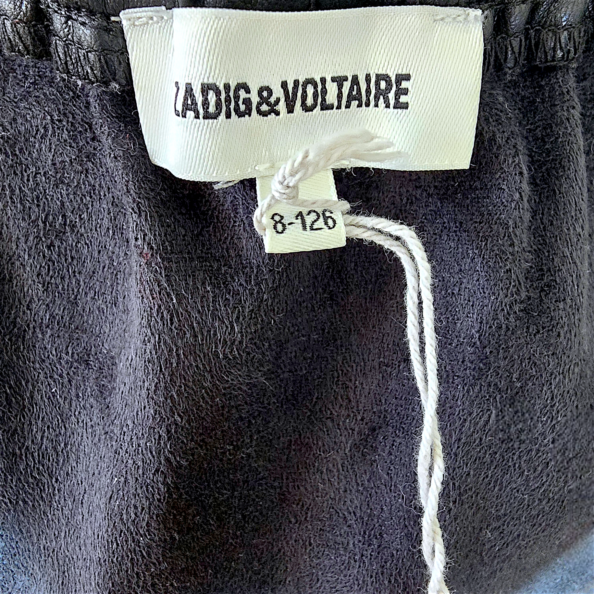 Jupe fille similicuir noire                                        ZADIG &amp; VOLTAIRE - 𝐌𝐚𝐫𝐢𝐧𝐚𝟒𝟒𝐟𝐚𝐦𝐢𝐥𝐲