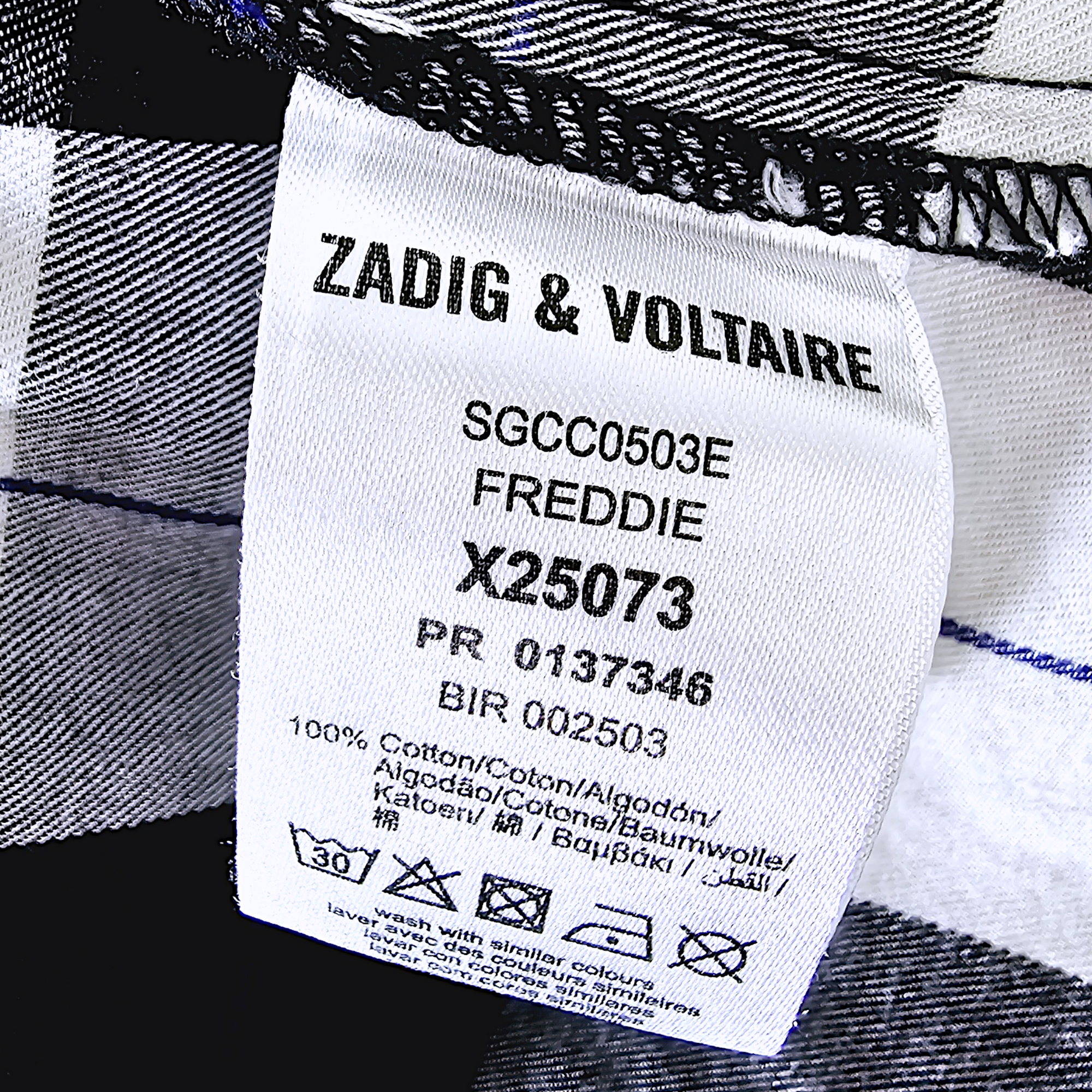 Chemise garçon Rock                                      ZADIG &amp; VOLTAIRE - 𝐌𝐚𝐫𝐢𝐧𝐚𝟒𝟒𝐟𝐚𝐦𝐢𝐥𝐲