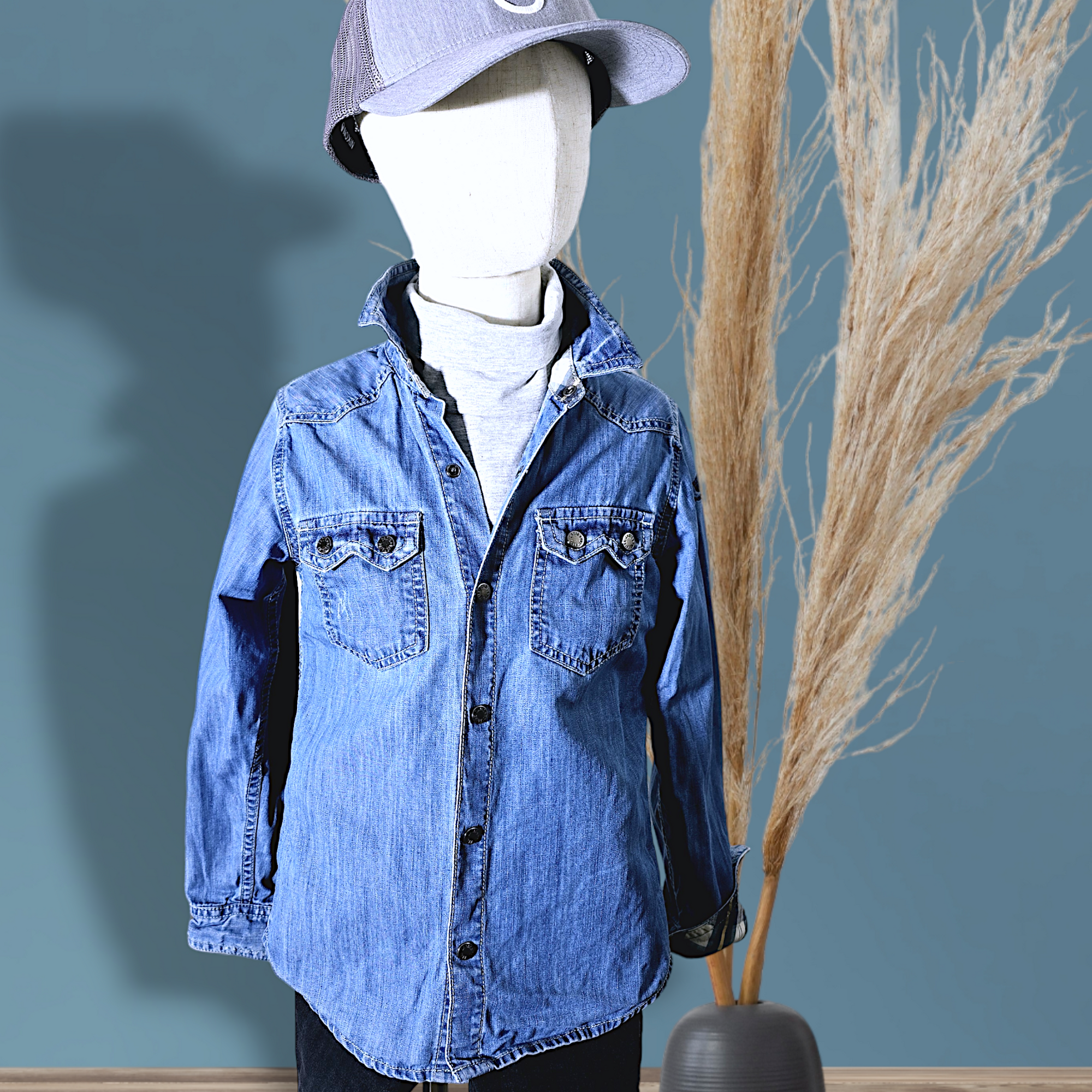 Chemise garçon denim aigle              ZADIG & VOLTAIRE - 𝐌𝐚𝐫𝐢𝐧𝐚𝟒𝟒𝐟𝐚𝐦𝐢𝐥𝐲
